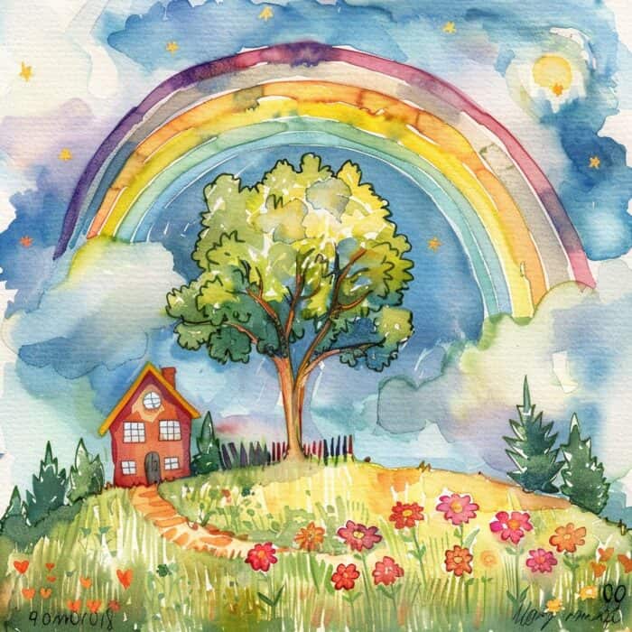 Histórias para dormir - Contos de fadas sobre arco íris