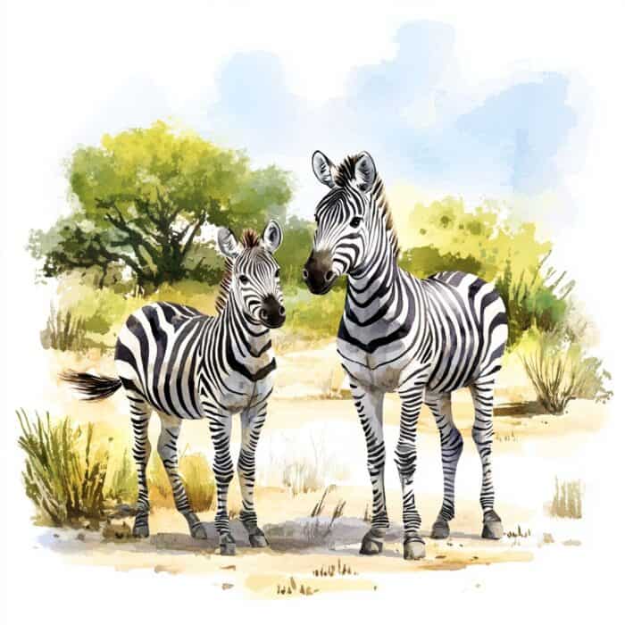 Contos curtos para crianças - Contos sobre zebras