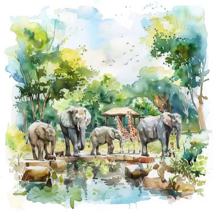 Contos para dormir - Contos sobre zoológico