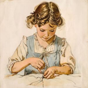 Contos para crianças - O diabo e a costureira