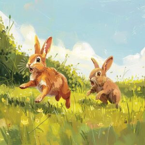 Contos para dormir - Coelhos assustados