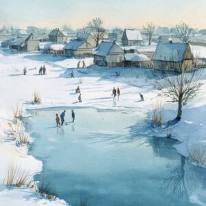 Contos curtos para crianças - Como o lago congela