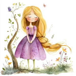História para dormir infantil - Rapunzel