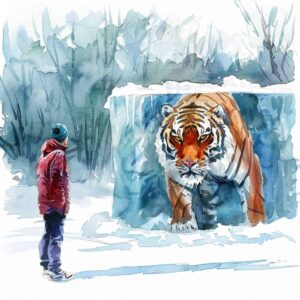 Contos para crianças - Sobre o tigre de gelo