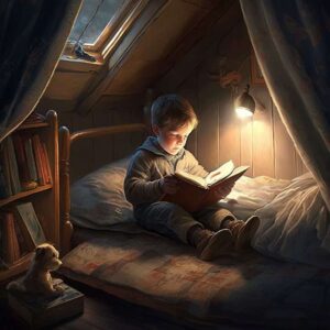 Contos para dormir - César e a aventura na leitura