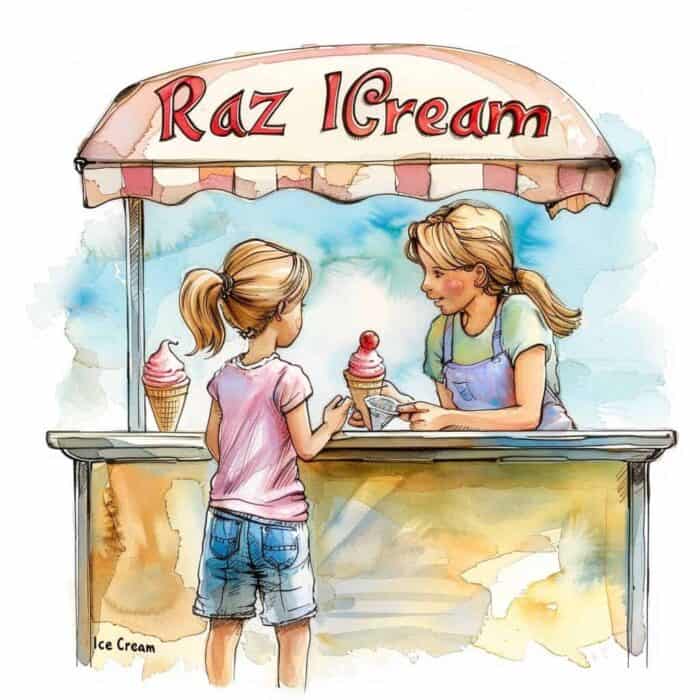 Histórias para dormir pequenas - O sorvete de morango