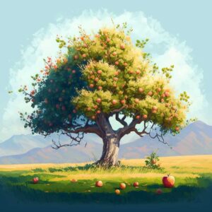 Contos curtos para crianças - A macieira mágica