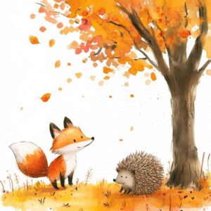 Histórias curtas para dormir - A raposa e o porco espinho