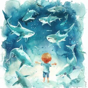 Contos curtos para crianças - Baía dos Tubarões