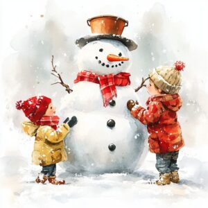 Histórias para crianças - O boneco de neve