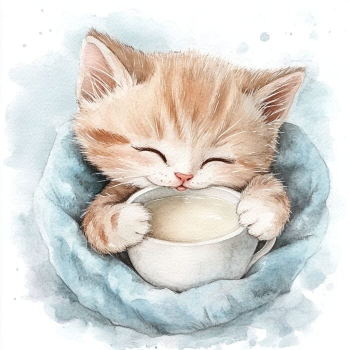 Histórias para dormir - O gatinho e o par de agulhas de tricô