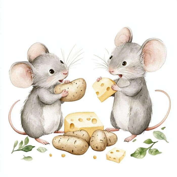 Contos para crianças - Os ratinhos e o gato