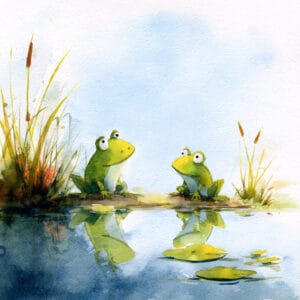 Contos curtos para crianças - Os sapos Caco e Fred