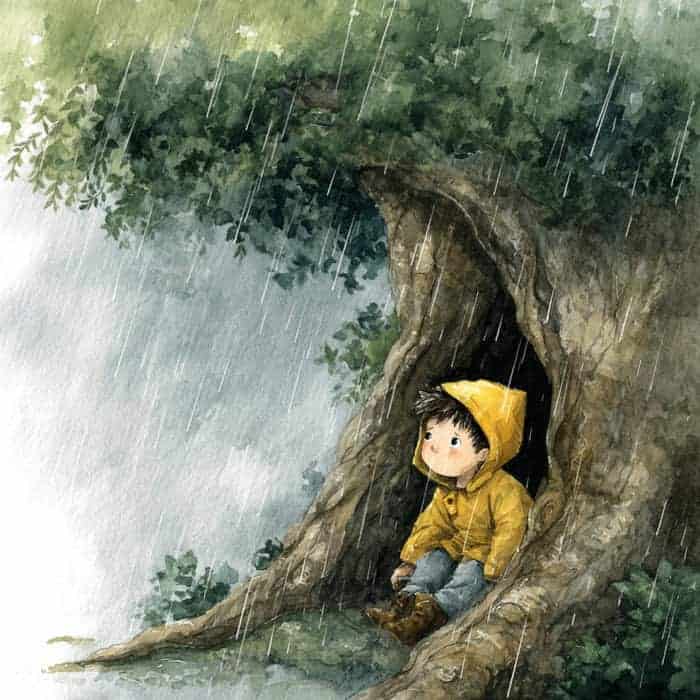 Contos para crianças - A fada da chuva