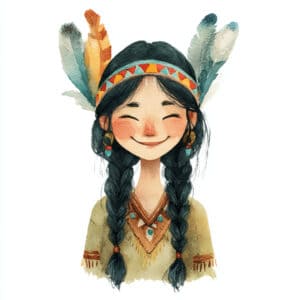 Histórias curtas para crianças - A indiazinha e o cavalo