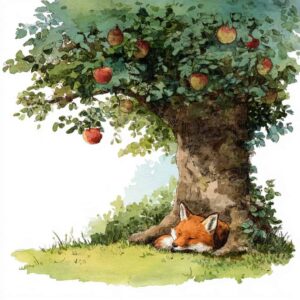 Contos curtos para crianças - A raposa e o coelho