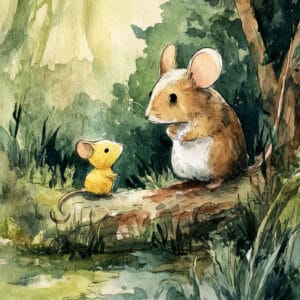 Contos curtos para crianças - As ratinhas Kátia e Lili