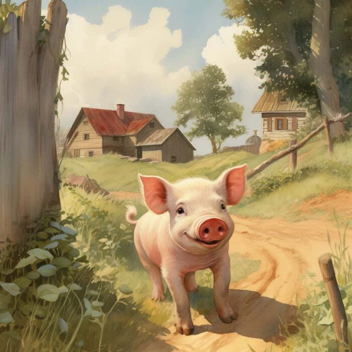 Histórias para dormir pequenas - Fany e os porquinhos da fazenda