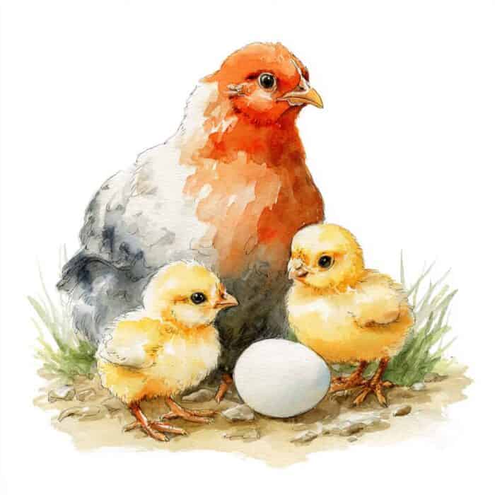 Contos curtos para crianças - O pintinho Pipi e seus novos amigos