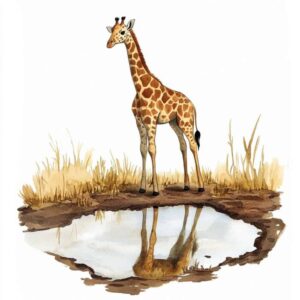 Histórias curtas para dormir - A girafa amarela Zoe