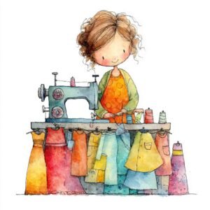 Histórias para dormir pequenas - A costureira Rosália