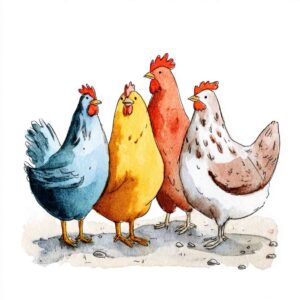 Contos para crianças - A galinha mais bonita do quintal