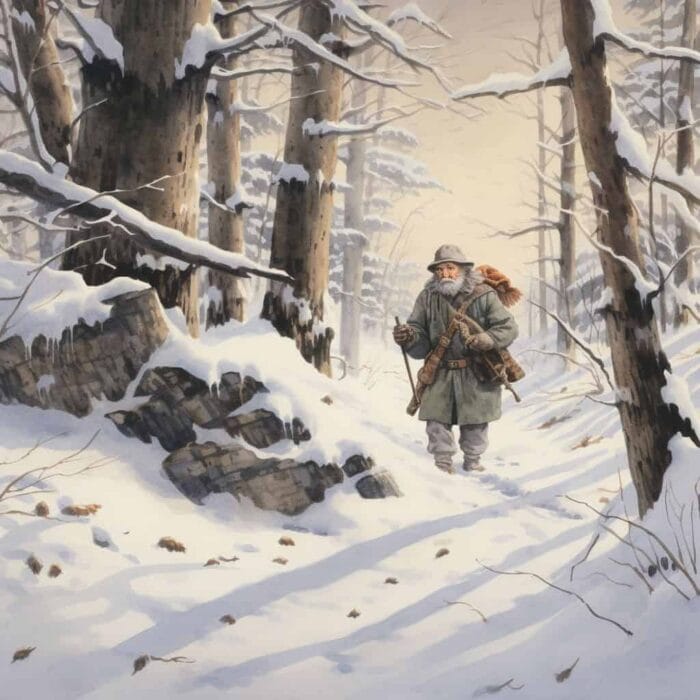 Contos para crianças - Pegadas na neve