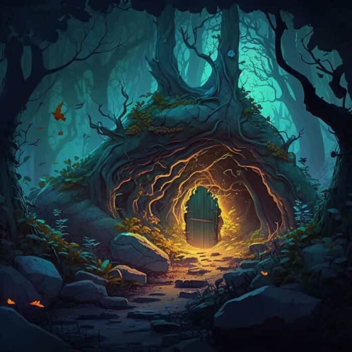 Contos para crianças - A caverna encantada