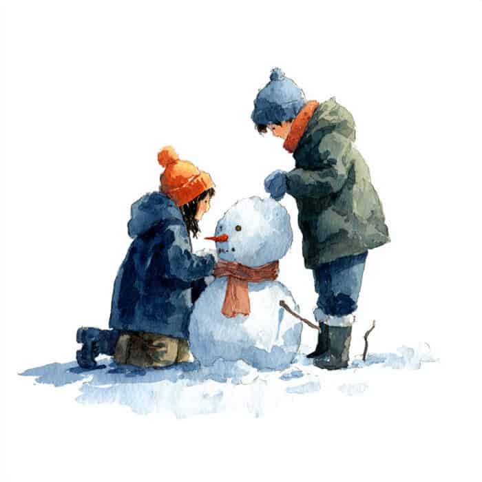 Contos para dormir - Bianca, Marcos e o boneco de neve