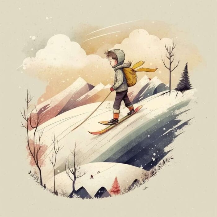 Histórias para dormir - Joãozinho e a aventura de esqui