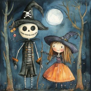 Histórias curtas para dormir - Fantasmas com Dentes – o Dia das Bruxas e o Dia de Todos os Santos