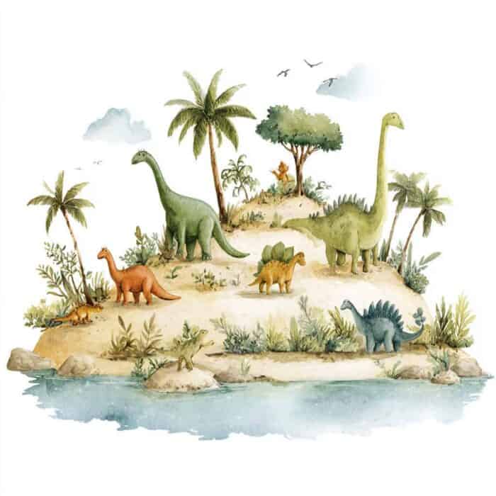 Rozprávka na čítanie - A seca na ilha dos dinossauros