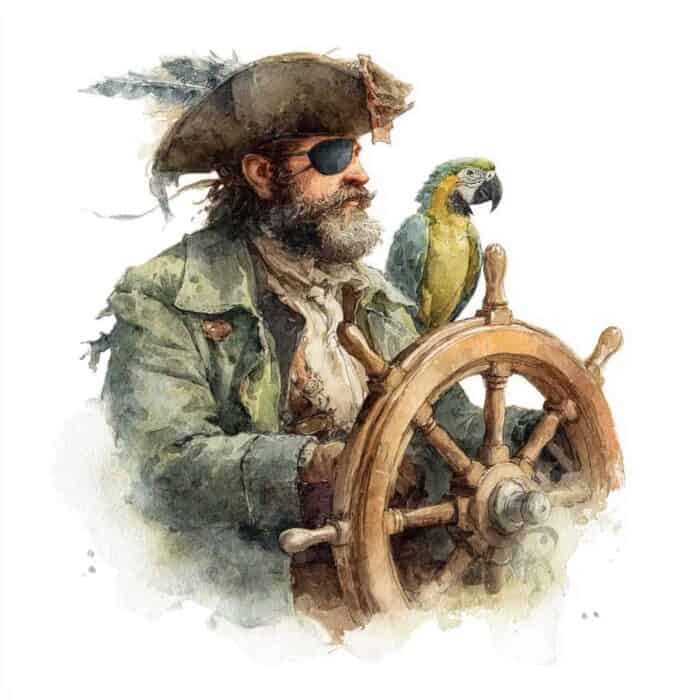 Rozprávka na dobrú noc - Brincadeira de pirata caçando tesouro