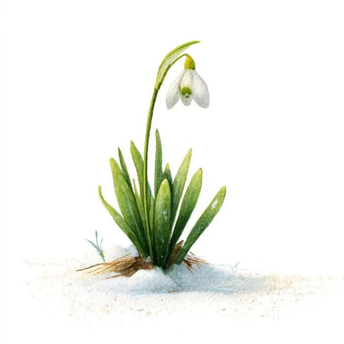 Rozprávka na dobrú noc - A flor de neve e sua missão